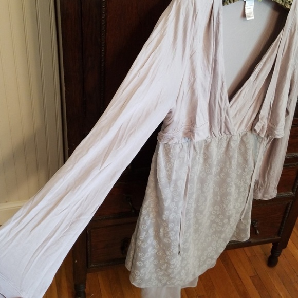 Monroe & Main XL gray sheer overlay dress - Picture 8 of 8